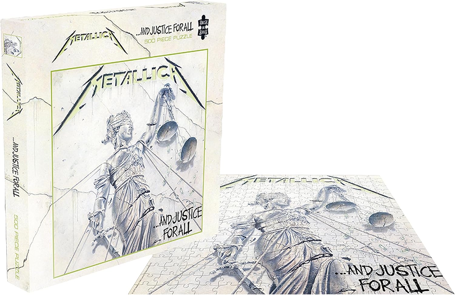 Metallica And Justice for All 500 Piece Jigsaw Puzzle - Yuka Monsters