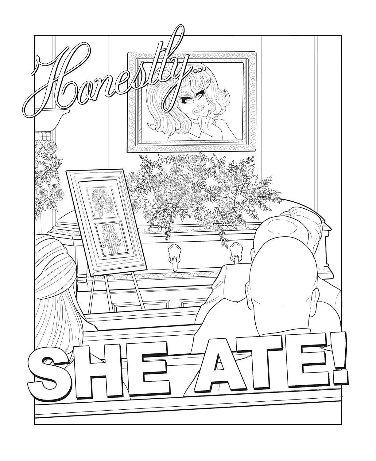 Official Trixie & Katya Coloring Book