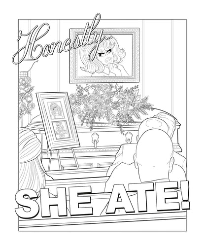 Official Trixie & Katya Coloring Book