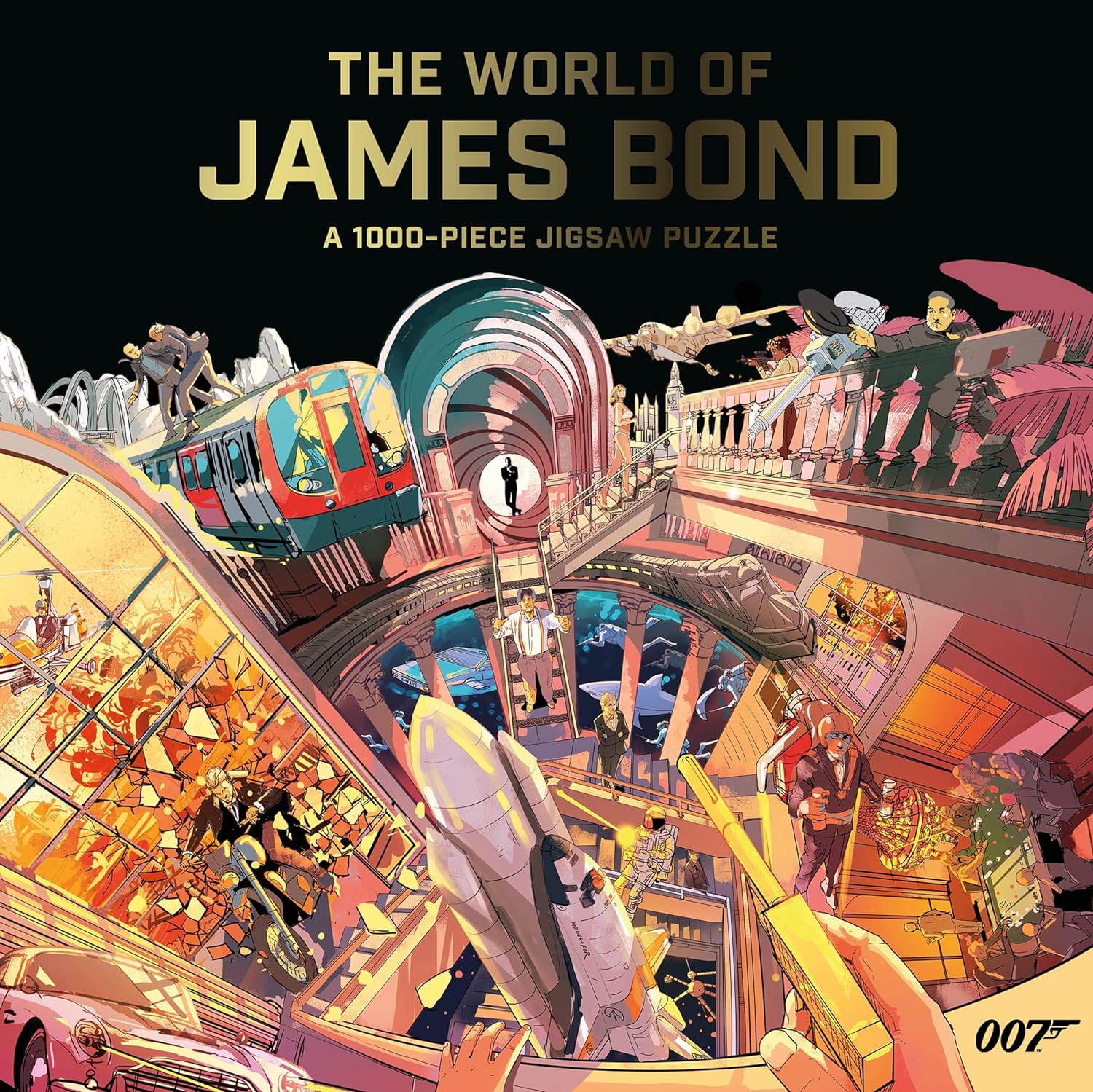 The World of James Bond 1000 Piece Jigsaw Puzzle - Yuka Monsters