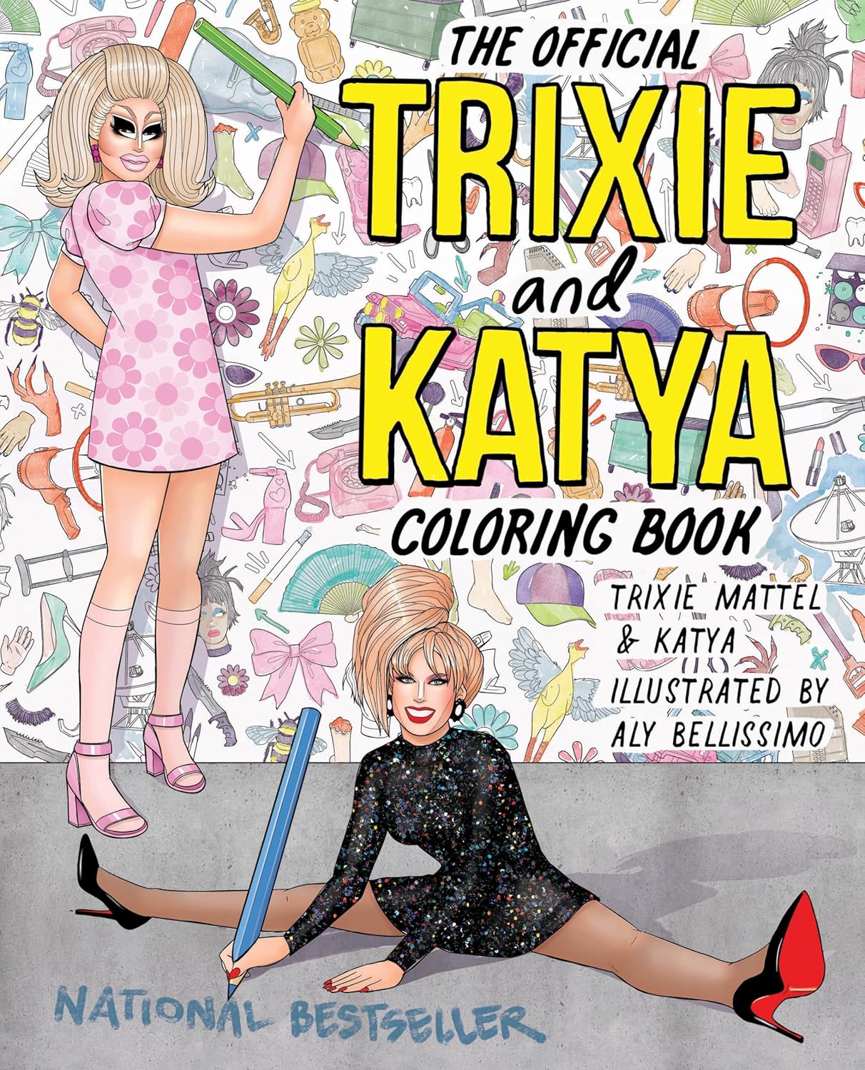 חוברת צביעה | The Official Trixie and Katya - Yuka Monsters