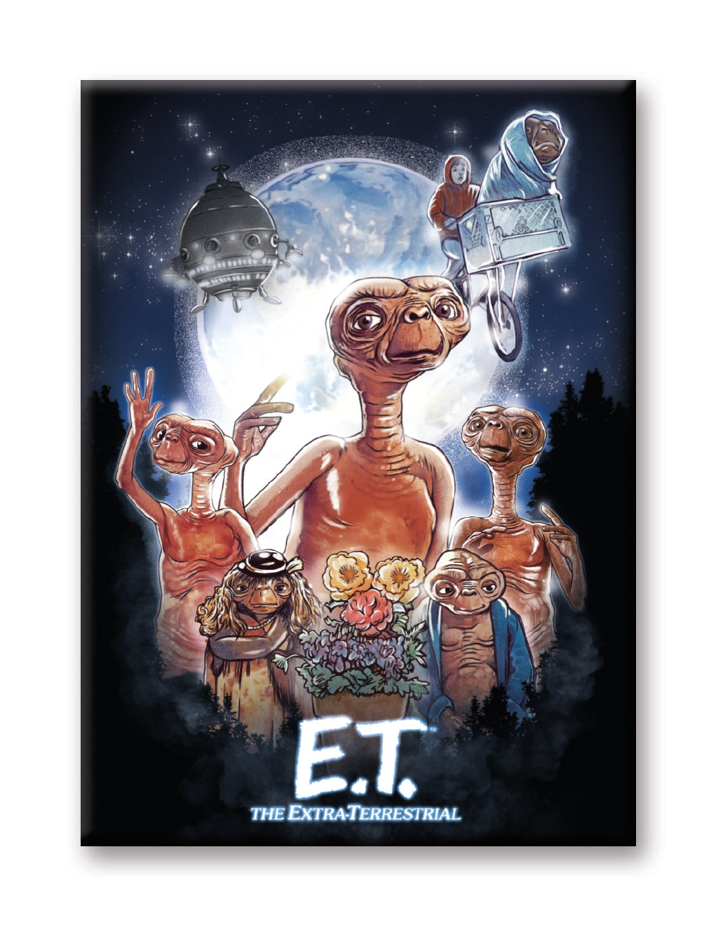 מגנט E.T | Poster 2 - Yuka Monsters