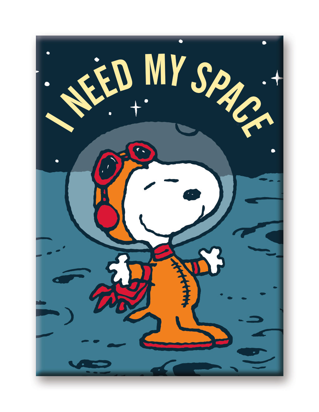 מגנט Snoopy I need space - Yuka Monsters
