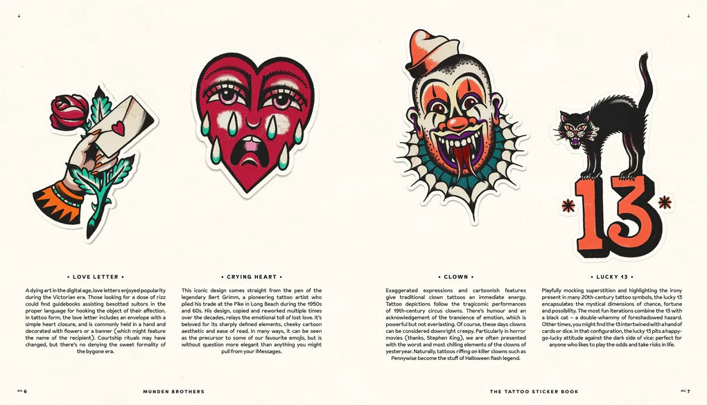 ספר מדבקות | The Tattoo Sticker Book