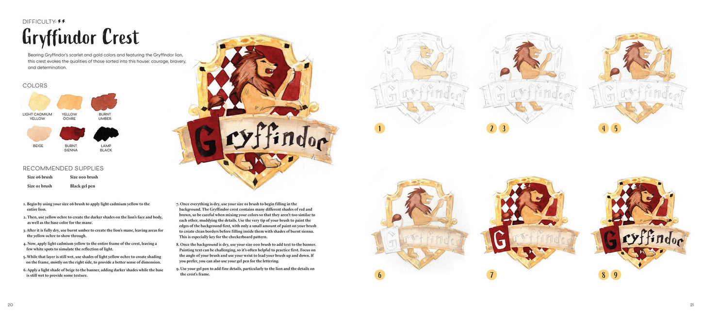 Harry Potter Watercolor Magic