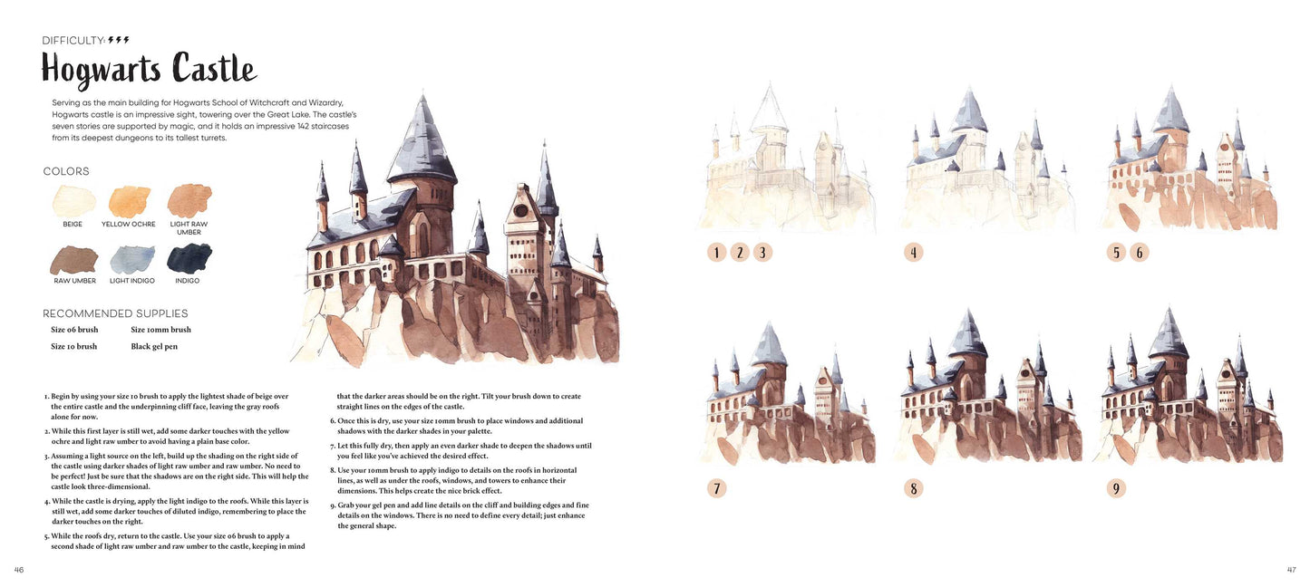 Harry Potter Watercolor Magic