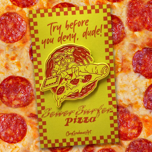 Sewer Surfin Pizza | סיכה