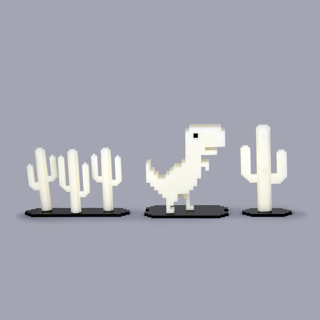 מנורה | Chrome Dino Dark Mode Set - Yuka Monsters