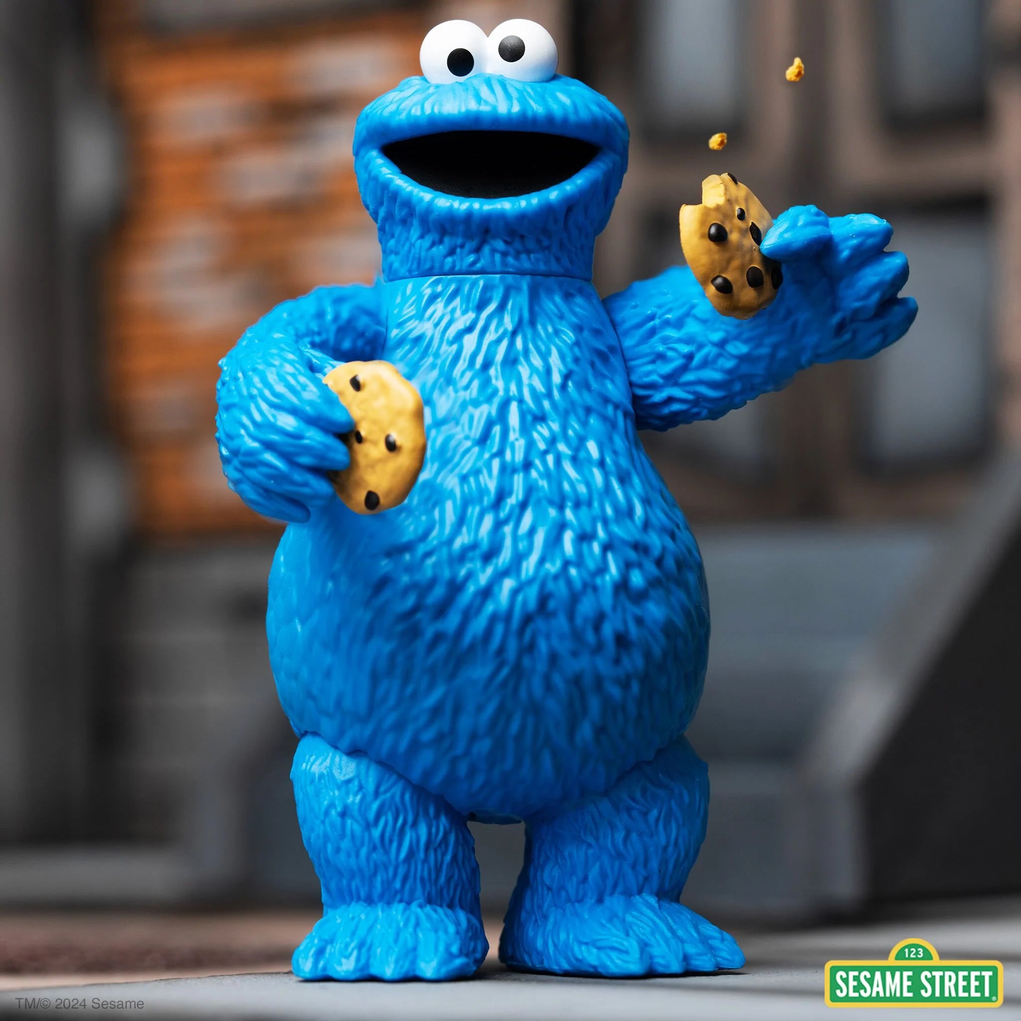 Sesame Street ReAction Figures Wave 02 Cookie Monster - Yuka Monsters