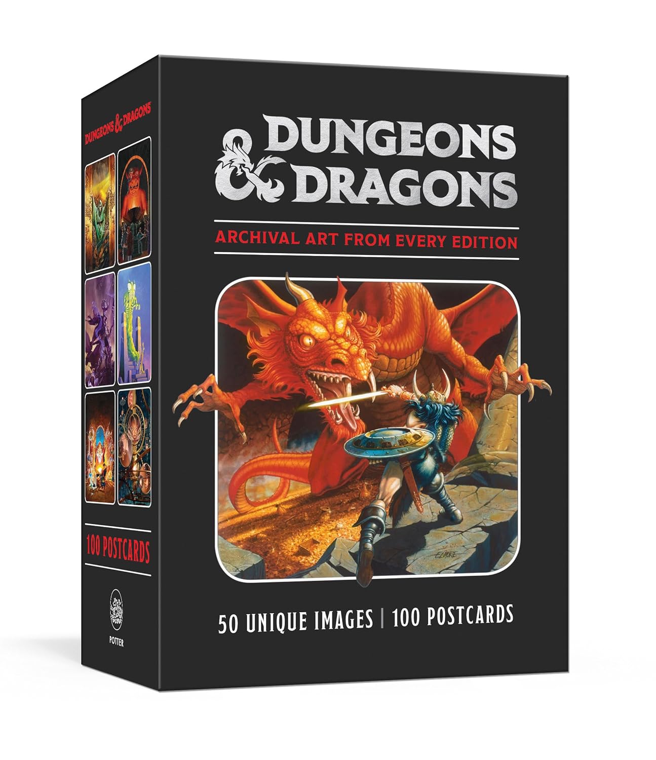 Dungeons & Dragons 100 Postcards: Archival Art from Every Edition - Yuka Monsters