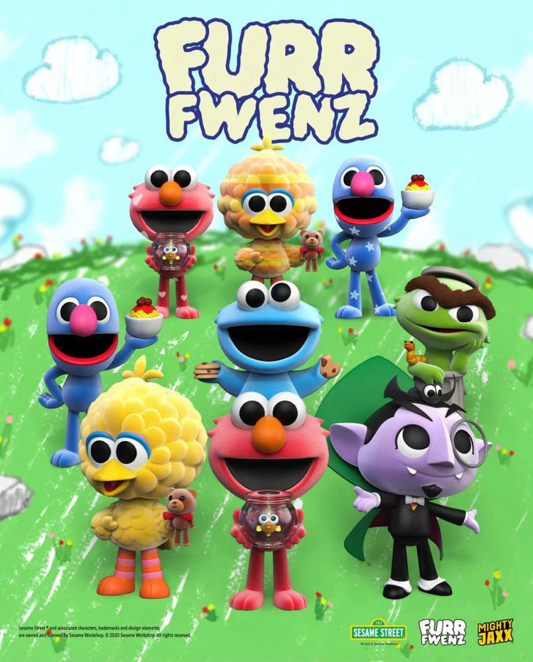 Sesame Street - Furr Fwenz | Blind Box - Yuka Monsters