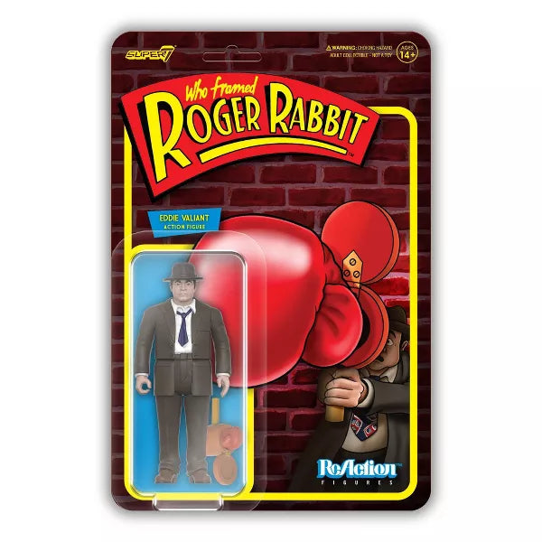 Eddie Valiant - Who Framed Roger Rabbit | Super7 ReAction Figures - Yuka Monsters