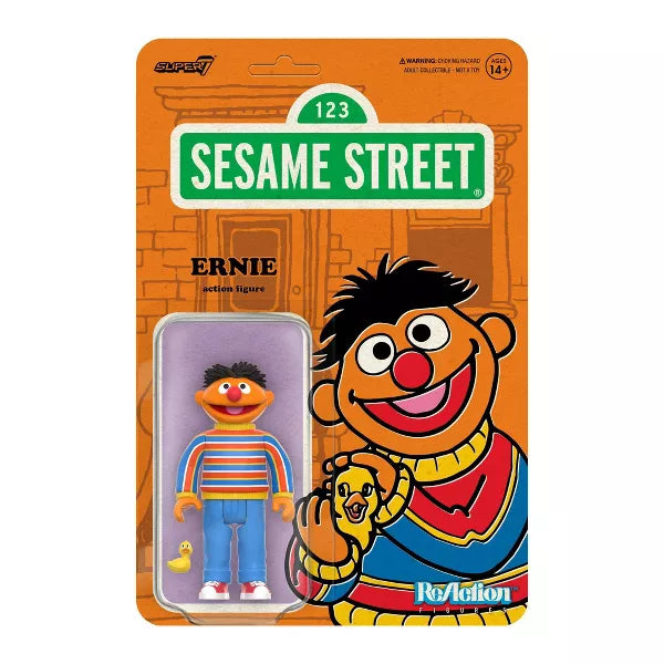 Ernie - Sesame Street | Super7 ReAction Figures - Yuka Monsters