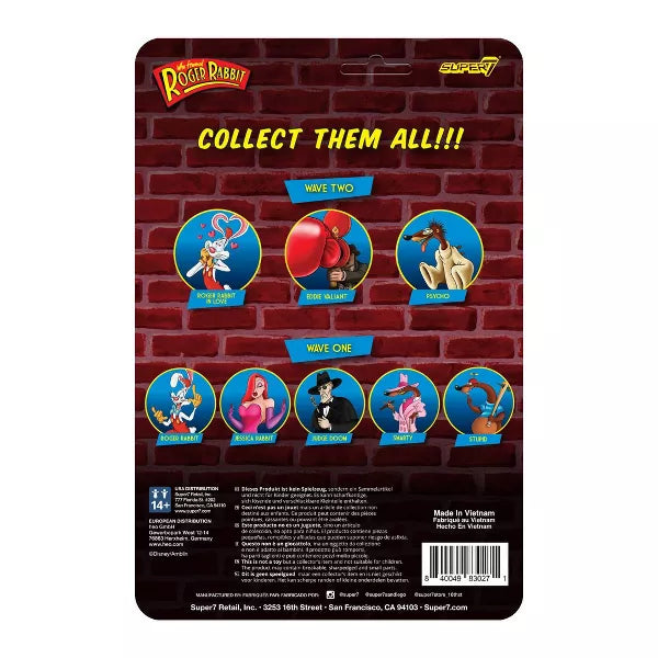 Roger Rabbit In Love - Who Framed Roger Rabbit | Super7 ReAction Figures - Yuka Monsters