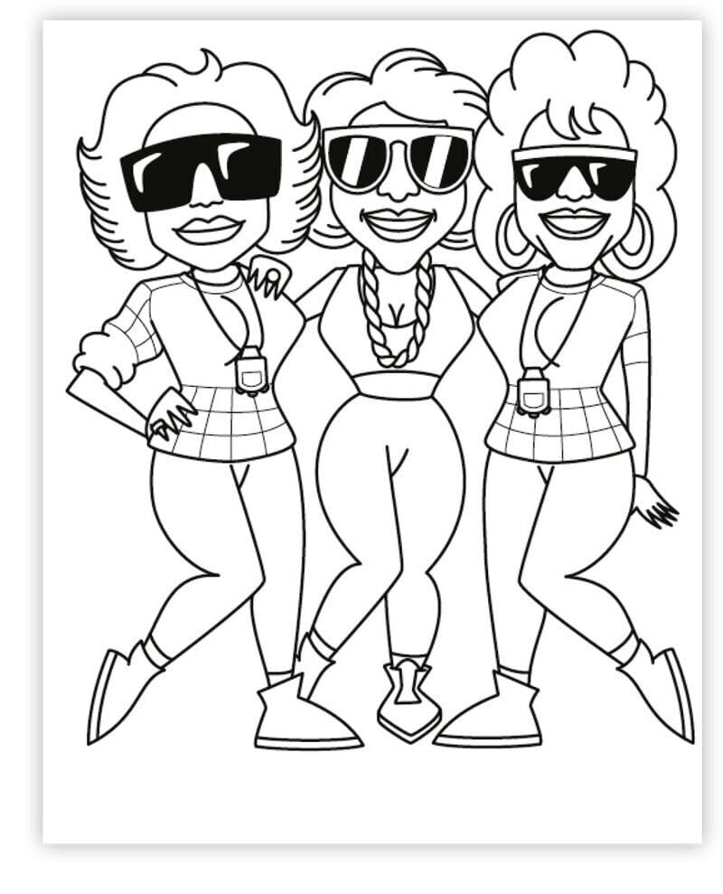 חוברת צביעה | Hip Hop Coloring Book West Coast 