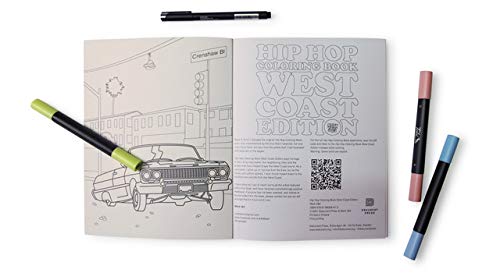 חוברת צביעה | Hip Hop Coloring Book West Coast 