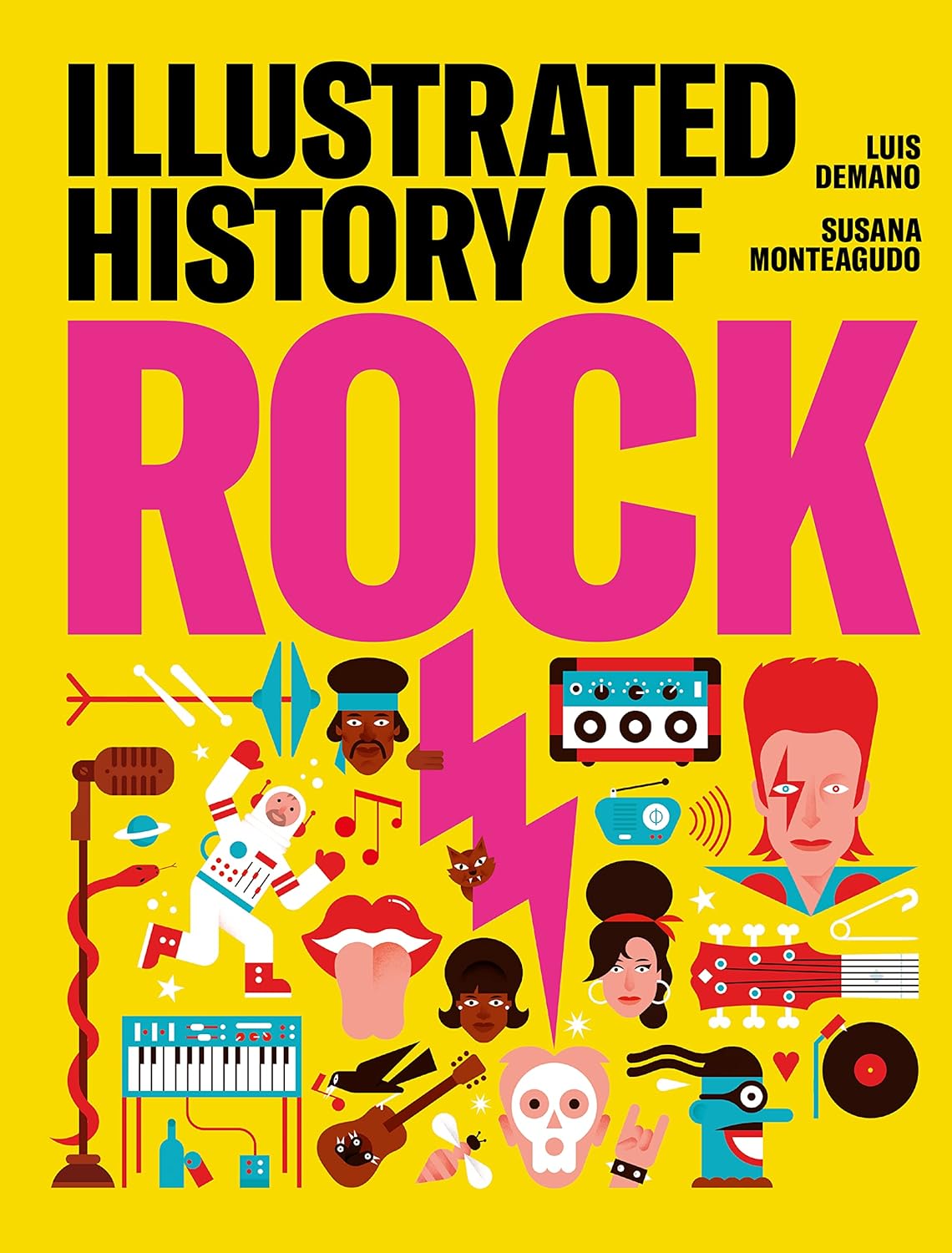 מוזיקה | Illustrated History of Rock - Yuka Monsters