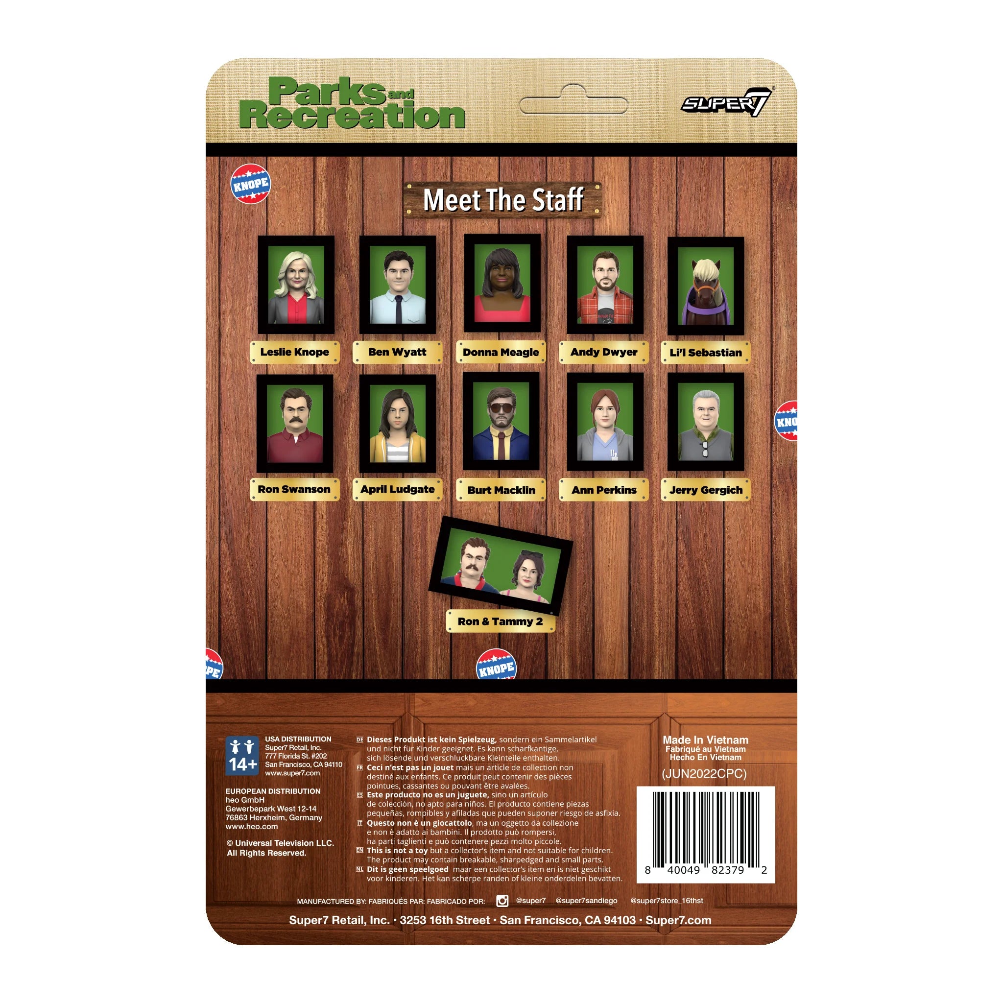 Parks and Recreation ReAction Figures Wave 2 - Li'l Sebastian - Yuka Monsters
