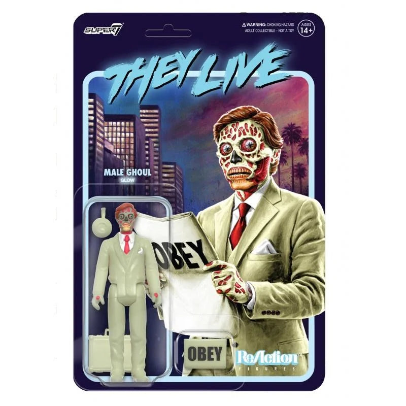 They Live ReAction Wave 2 -Male Ghoul (Glow) - Yuka Monsters