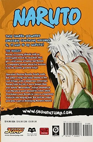 Naruto (3-in-1 Edition), Vol. 16-18