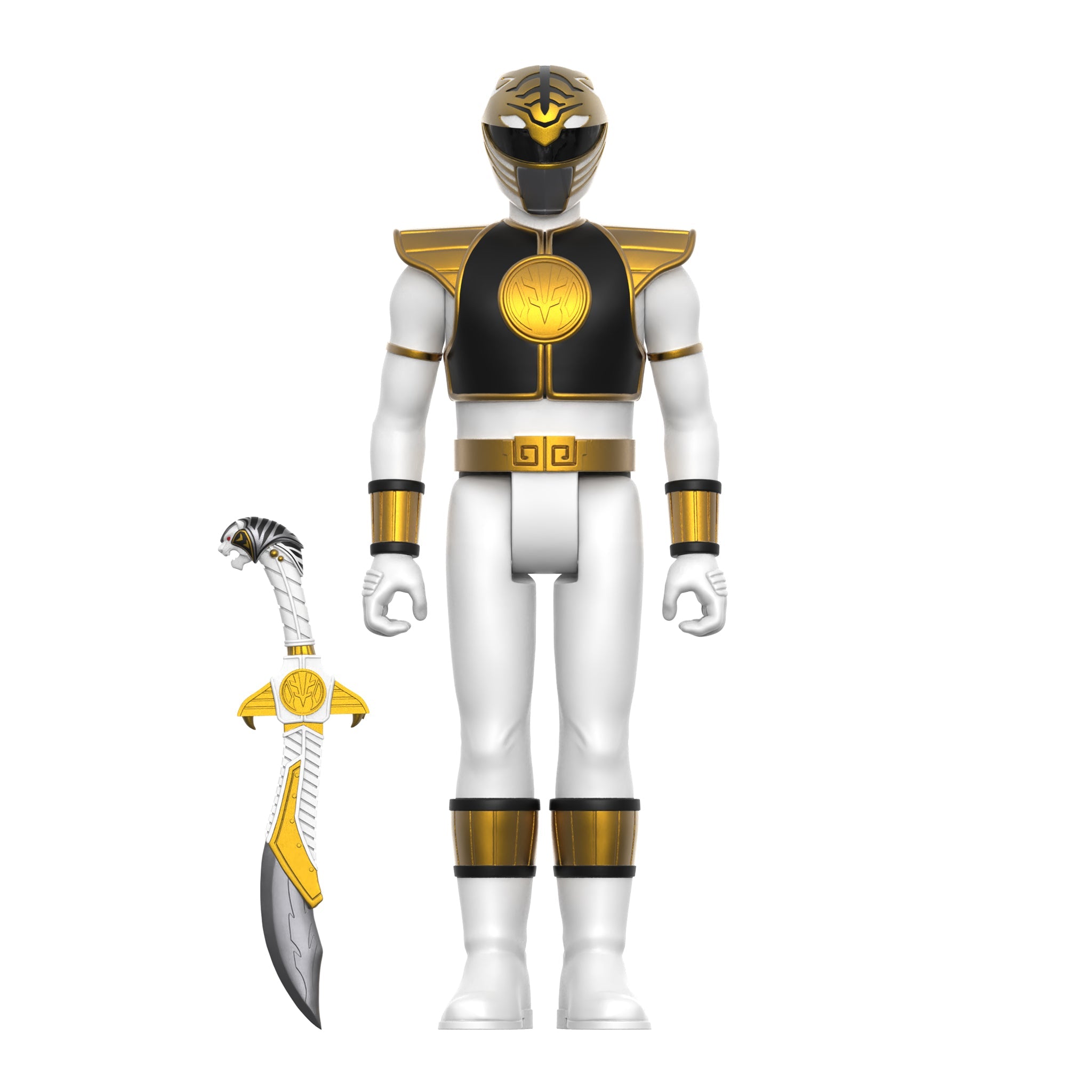 Mighty Morphin Power Rangers ReAction - White Ranger - Yuka Monsters