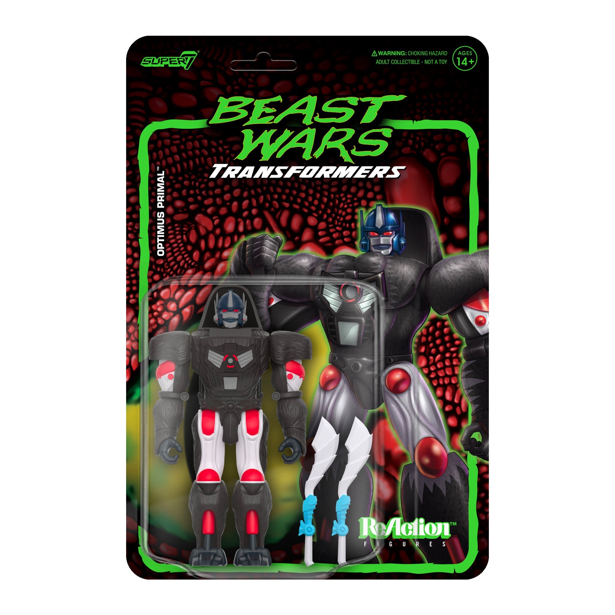 Beast Wars: Transformers ReAction Figure - Optimus Primal - Yuka Monsters