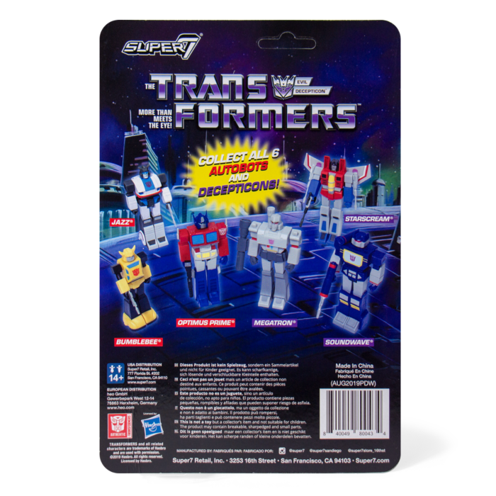 TRANSFORMERS REACTION FIGURE - BUMBLEBEE - Yuka Monsters