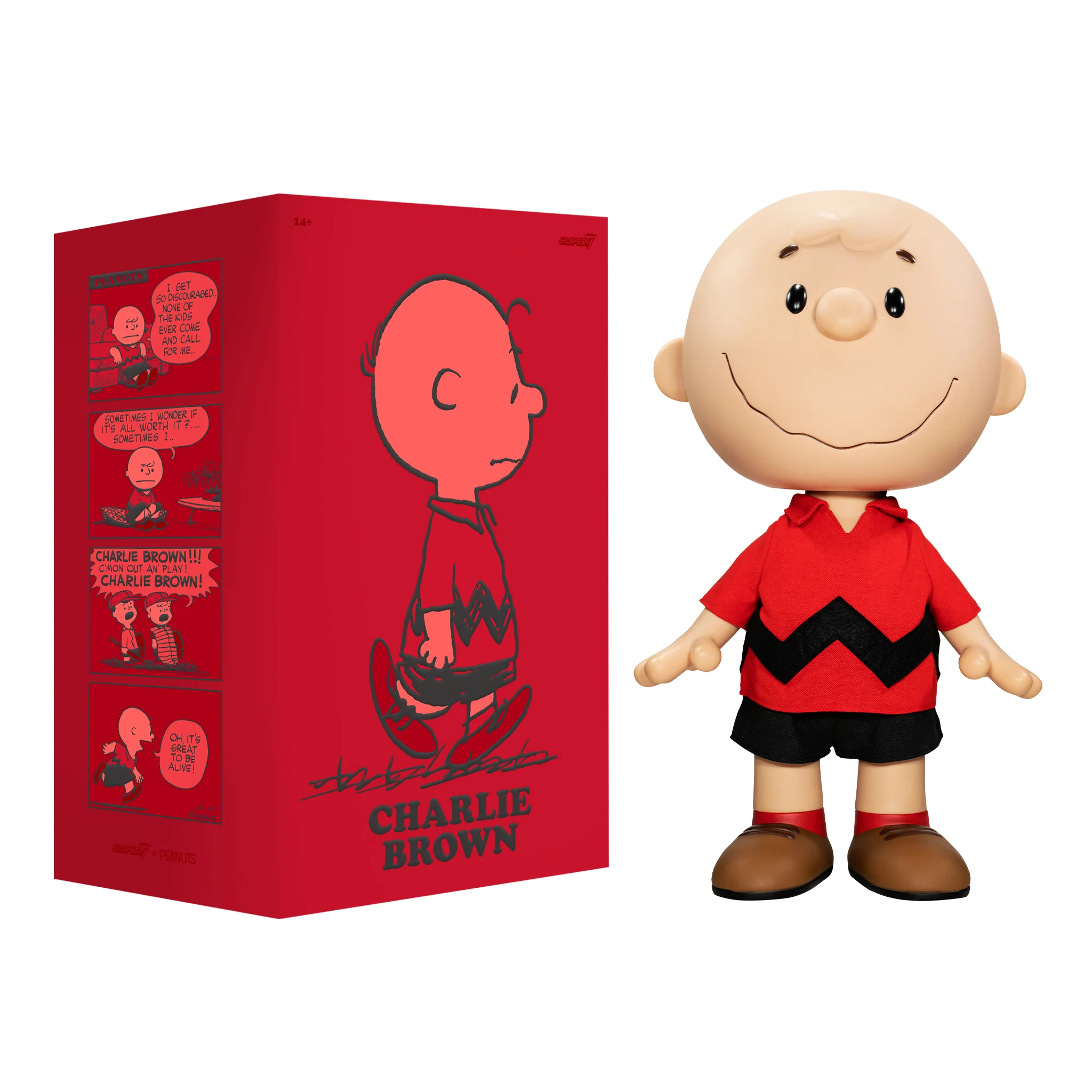 Peanuts Supersize - Charlie Brown (Red Shirt) - Yuka Monsters