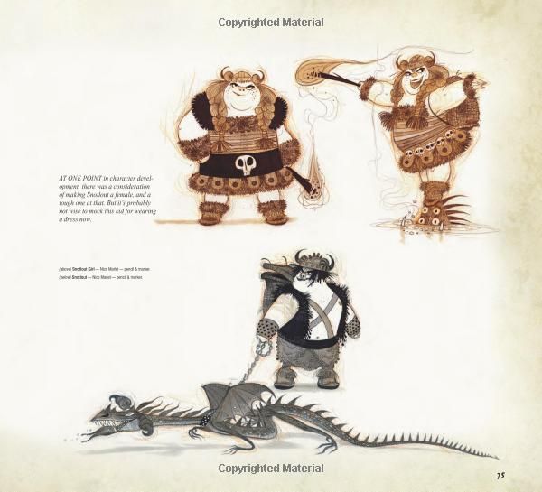 The Art of How to Train Your Dragon - Yuka Monsters
