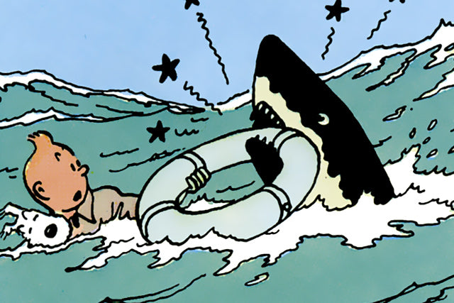 Tintin and the Lake of Sharks - Yuka Monsters