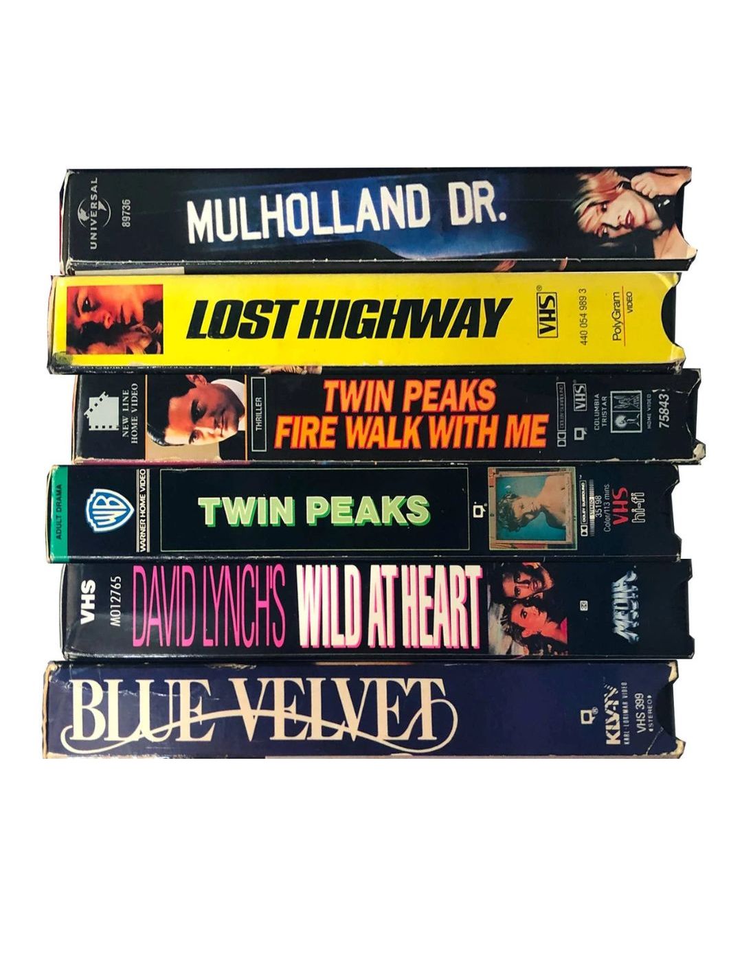 מדבקה | VHS tapes of David Lynch