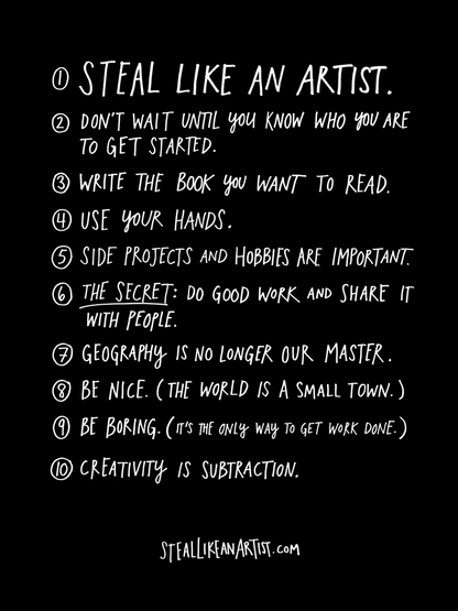 Steal Like an Artist by Austin Kleon