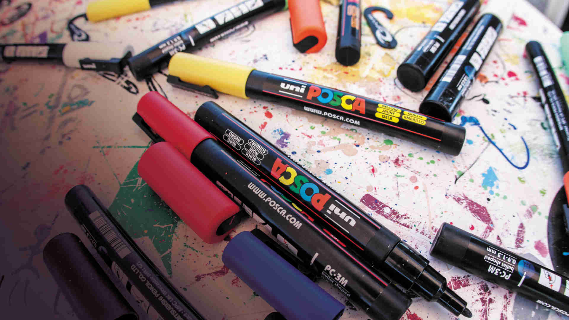 POSCA Paint Marker - PC-1MC - Single Marker (5 colors of choice) - Yuka Monsters