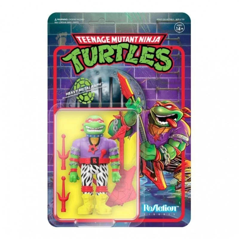 Heavy Metal Raph - Teenage Mutant Ninja Turtles | Super7 ReAction Figures