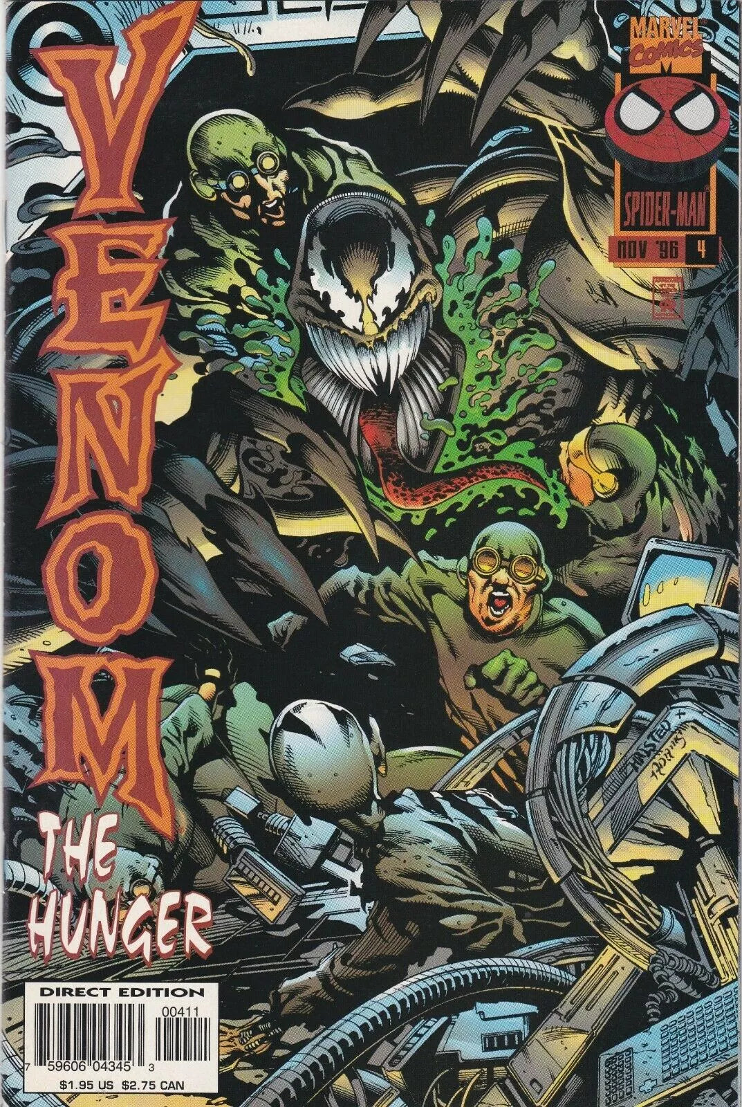 Venom The Hunger #1 2 3 & 4 | יד שנייה 1996 - Yuka Monsters