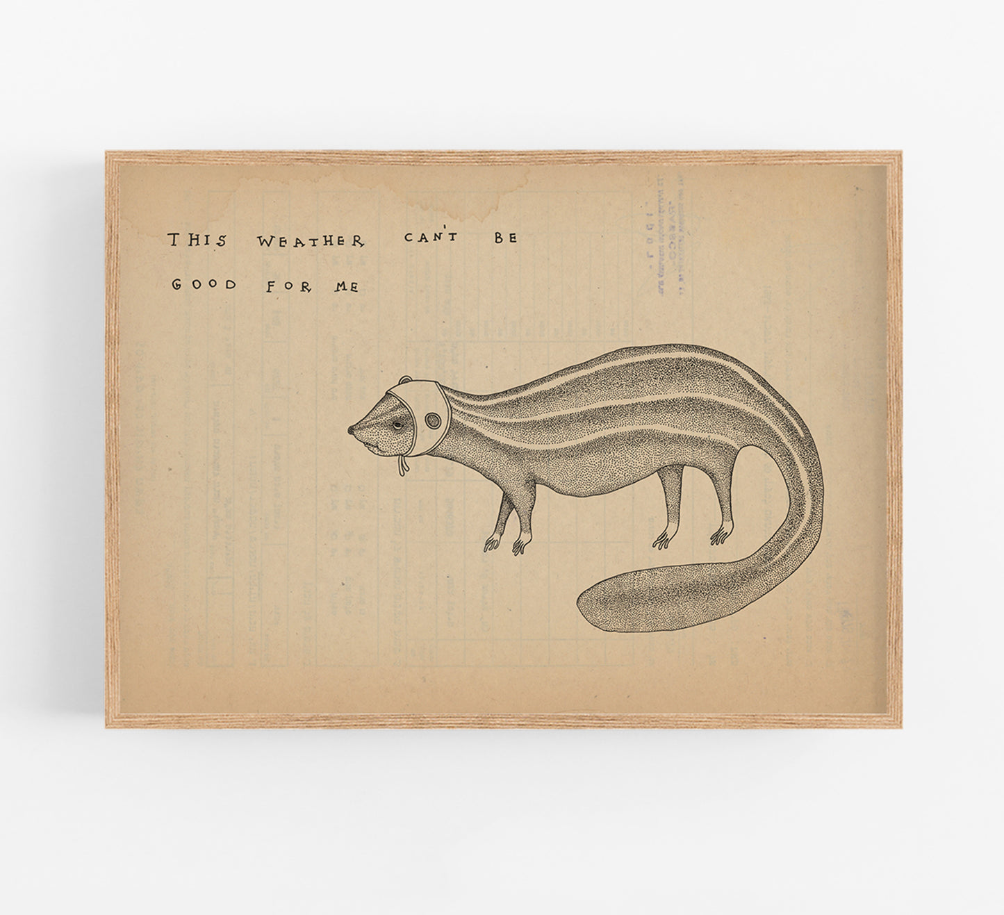 נועה גופר | הדפס וינטג׳ סמור