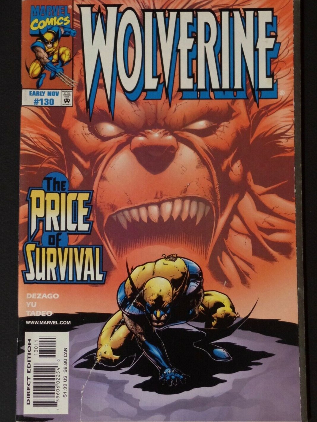 Wolverine #130 | יד שנייה 1998